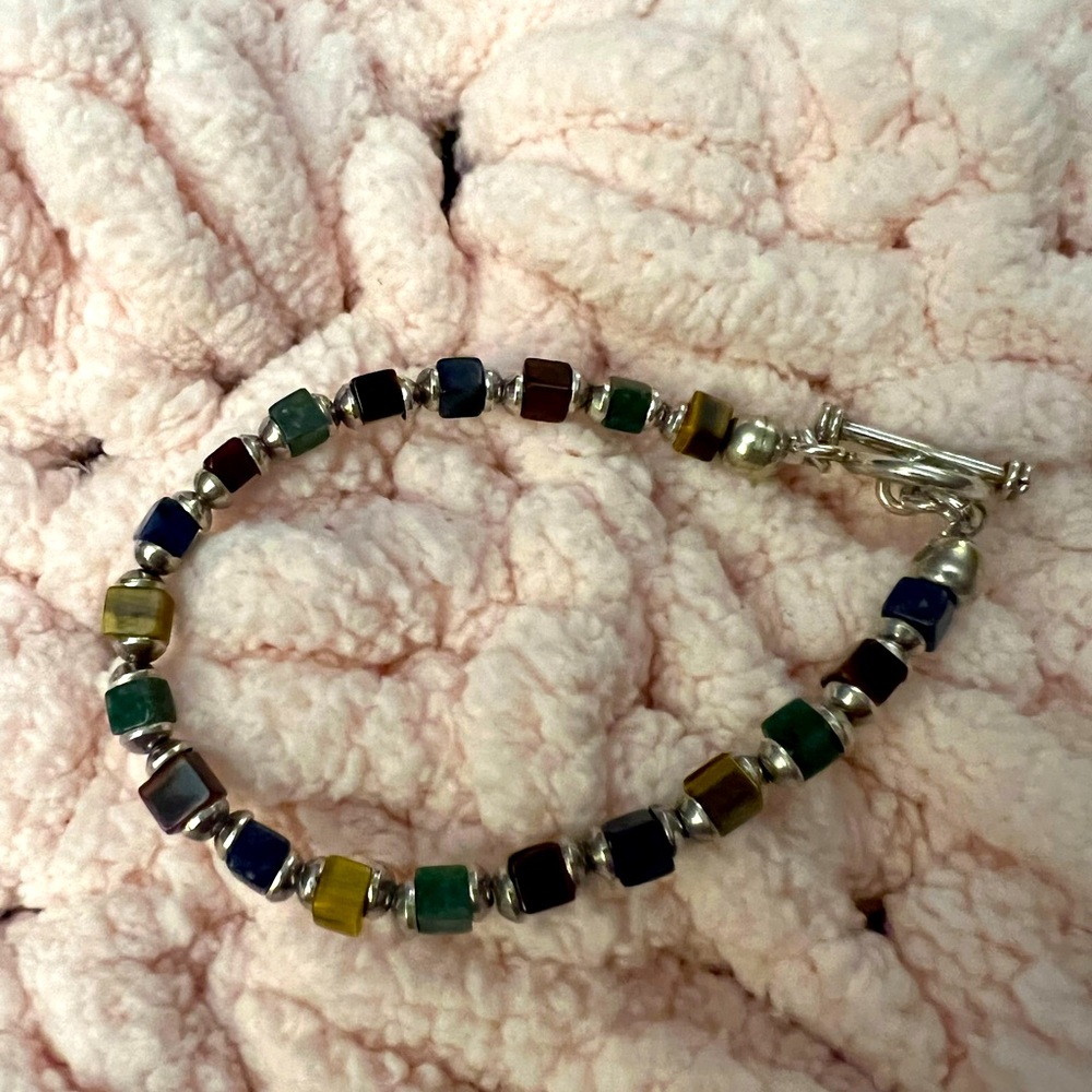 Silpada unique stones bracelet